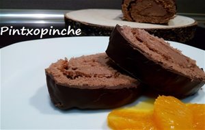 Tronco Genovés De Chocolate Sin Gluten
