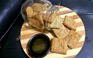 Galletas De Queso Y Semillas De Amapola
