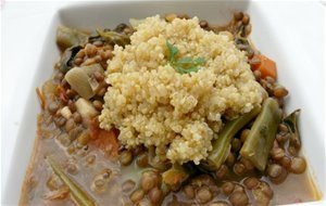 Lentejas Con Quinoa
