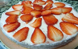 Tarta Mousse De Fresas
