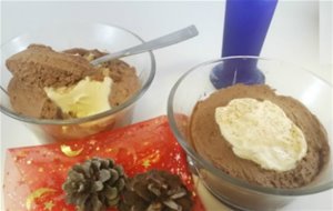 Mousse De Chocolate Y Crema De Baileys
