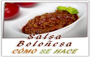 Salsa Boloñesa
