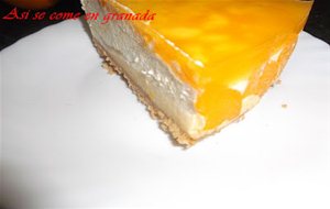 Tarta Mousse De Melocotón 
