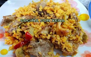 Arroz Con Chuletas De Cordero, Alcachofas Y Ajos Tiernos, En Ollas Gm
