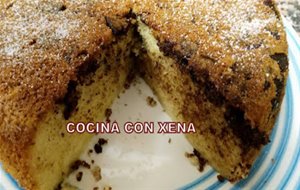 Bizcocho De Fanta De Naranja Con Trozos De Chocolate, Con Paso A Paso ( Gm D, E Y F, Thermomix Y Cecomix )
