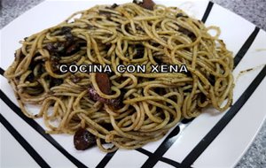 Espaguetis Con Calamares En Su Tinta, Express, Con Thermomix
