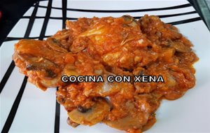 Pollo Con Salsa De Tomate Y Champiñones, En Thermomix
