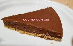 Tarta De Turrón De Chocolate Crujiente, Con Thermomix 
