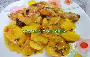 Pollo Al Horno En Salsa De Vino Blanco..., Thermomix + Turbo Cecofry
