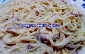 Espaguetis Carbonara En Mc Plus

