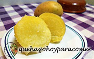 Patatas Cocidas En Microondas
