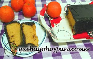 Bizcocho De Mandarina Y Chocolate
