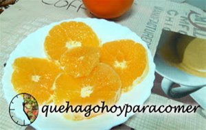 Naranjas Preparadas Con Azúcar
