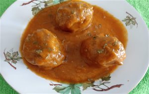 Albondigas De Ternera En Salsa Española