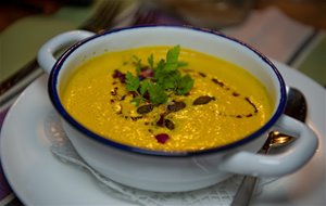 Crema De Zanahorias Con Un Toque Exótico