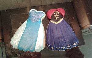 Galletas De Elsa Y Anna De Frozen
