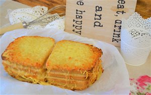 Pastel de Sandwich Croque Monsieur