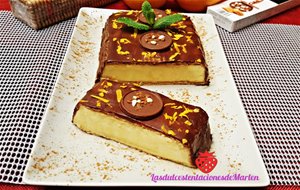 Pastel De Crema De Vainilla Y Chocolate
