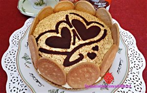 Tarta De Natillas Y Galletas
