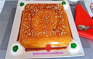 Tarta-flan De Queso Y Almendras
