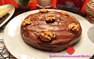 Tarta De Chocolate Y Nueces
