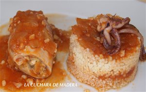 Calamares Rellenos Con Cuscus
