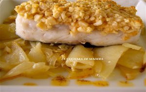 Merluza Al Horno Con Almendras
