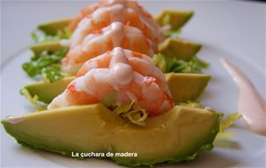 Aguacates Con Langostinos
