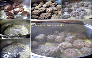 Albóndigas Al Vino Blanco
