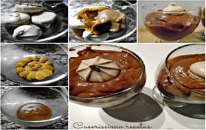 Crema De Chocolate Con Salsa De Dulce De Leche
