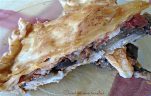 Tarta De Berenjenas, Tomate Y Queso
