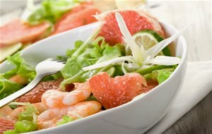 
ensalada De Pomelo Y Gambas
