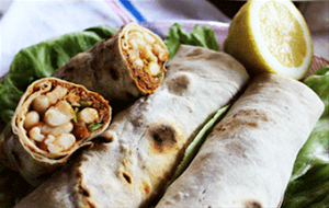 
pan Casero Para El Kebab O Durum Muy Fácil Y Rápido Preparado En La Sartén 
