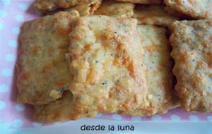 Snacks De Queso Y Semillas De Amapola
