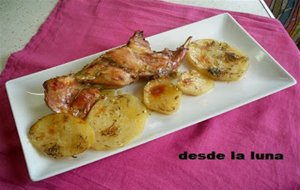 Conejo Al Horno Con Patatas Panadera
