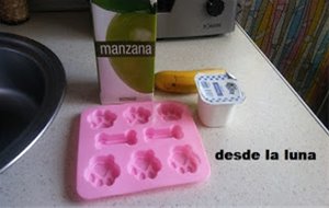 Bombones Helados De Manzana Y Plátano
