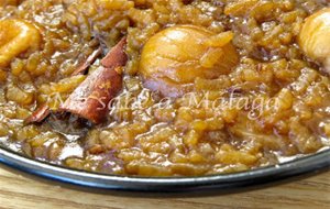 Arroz Con Castañas Y Miel De Caña
