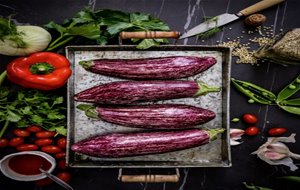 Berenjenas Rellenas De Trigo Sarraceno Con Verduras