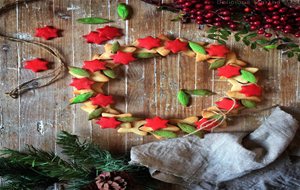 Corona De Navidad Con Galletas