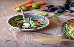 Ensalada De Verduras Espiralizadas