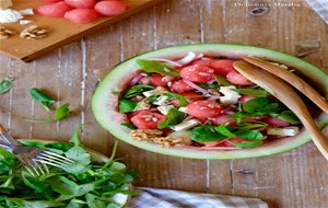 Ensalada De Sandía Y Feta