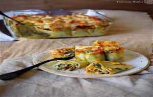 Lasaña De Espinacas Y Ricotta En Rolls