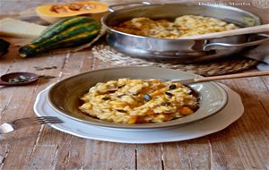 Risotto De Calabaza Con Boletus