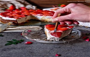 Tarta Mousse De Fresas Especial San Valentín