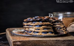 Tortitas Con Cacao Para El Desayuno