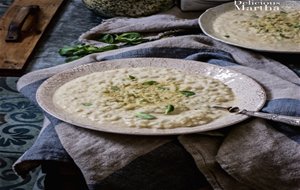 Arroz Cremoso Con Salsa De Coliflor