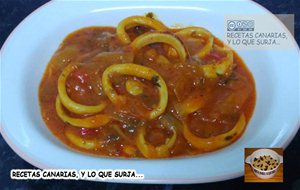 Calamares En Salsa De Tomate