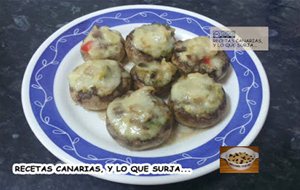 Champiñones Rellenos Al Horno