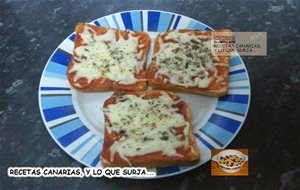 Pizzas De Pan De Molde