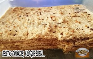 Tarta De Gofio Y Galletas
